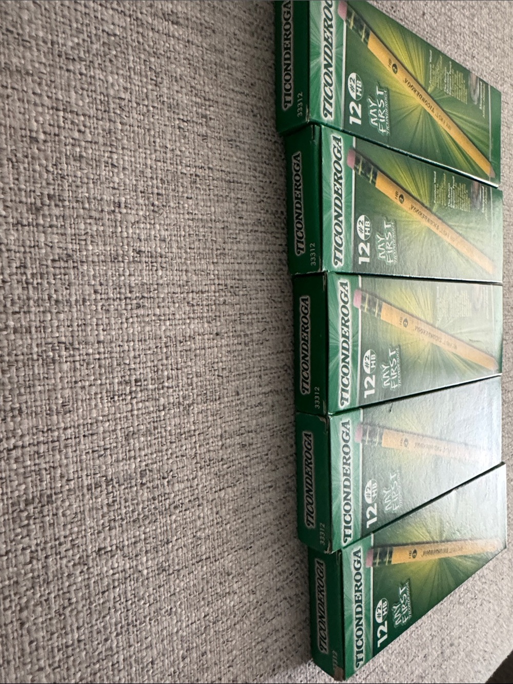 🆕✏️ Ticonderoga My First Pencils – Bundle of 5 Boxes (60 Total Pencils) - Picture 3 of 4